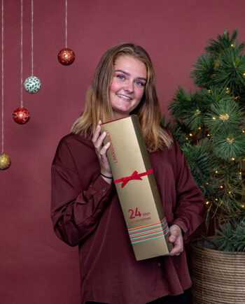 Årets julekalender til lakrids-elskeren (guld/rød) - Lakridseriet - 360g