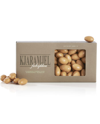 Kjaramjel-fudge mandler - Mandler m/ karamel fudge