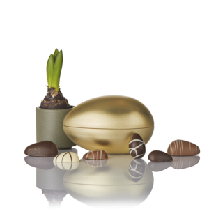 Fyldte chokoladeæg og marcipanæg i Cocoture metalæg - 255g