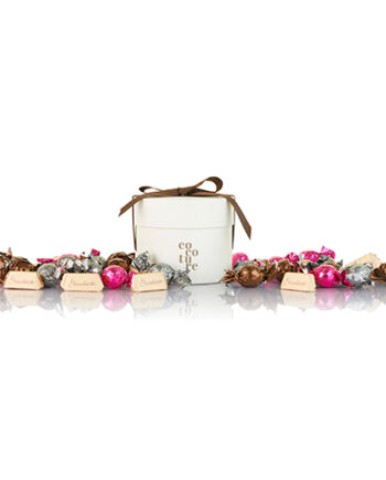 Mix af mini nougatbarrer fra Cocoture