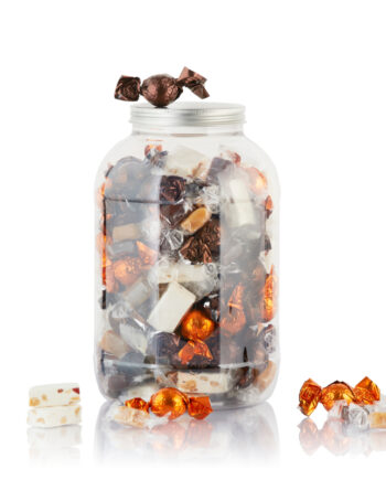 Mix af fyldte chokoladekugler