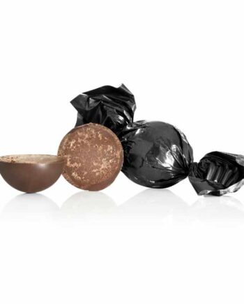 Fyldte chokoladekugler m/ espresso - Sort - 1 kg