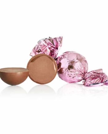 Fyldte chokoladekugler m/ appelsin - Lyserød - 1 kg