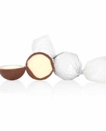 Fyldte chokoladekugler m/ kokos - Hvid - 1 kg