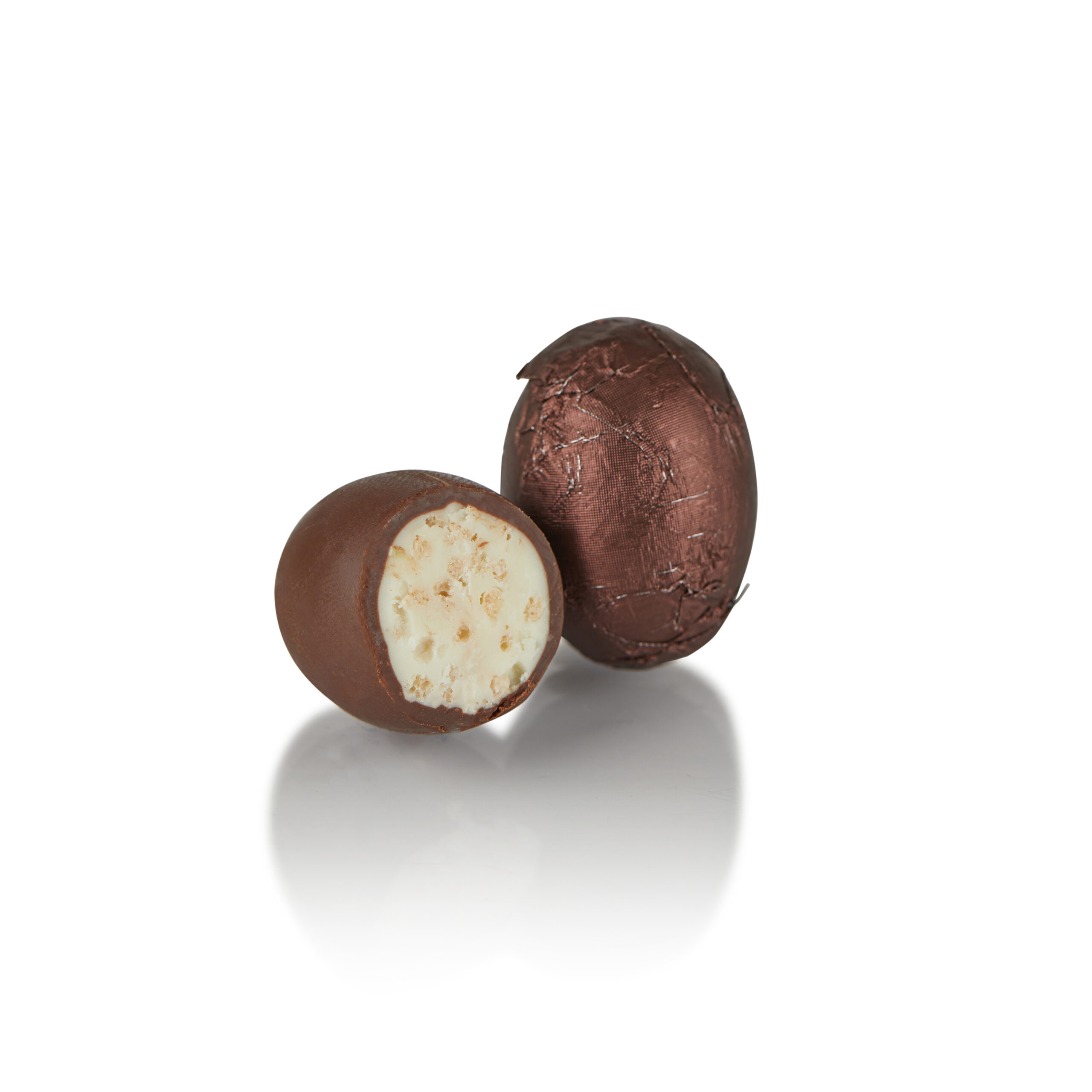 Fyldte chokoladeæg indpakket i folie - 1kg