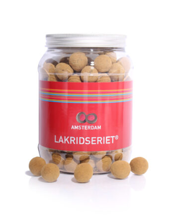 Amsterdam - Hindbær vingummi m/ mørk chokolade & lakrids - 1 kg