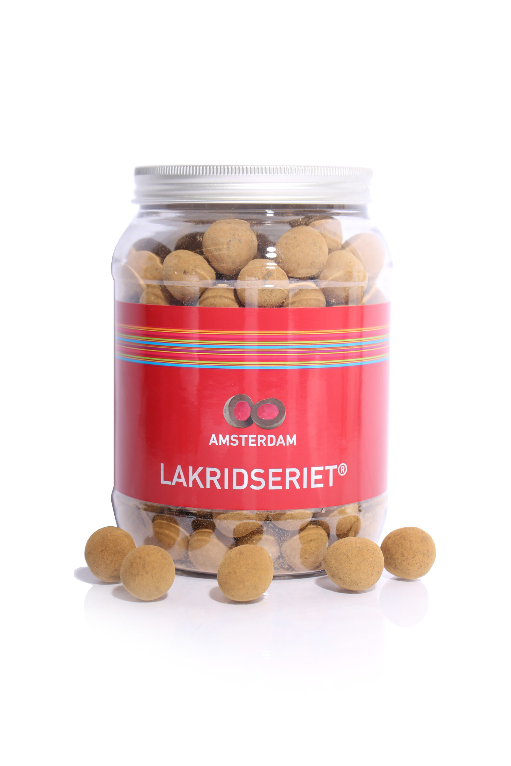 Amsterdam - Hindbær vingummi m/ mørk chokolade & lakrids - 1 kg