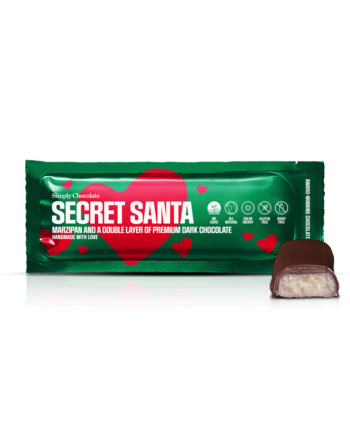 Simply® Secret Santa | Marcipan og et dobbelt lag mørk chokolade