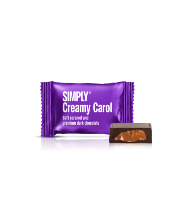 Simply® Creamy Carol - 75 Bites | Blød karamel og premium mørk chokolade