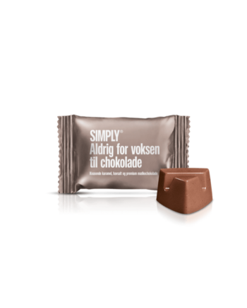 Aldrig for voksen - 75 Bites | Knasende karamel, havsalt og premium mælkechokolade