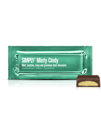 Simply® Minty Cindy | Mint, matcha the, crisp og premium mørk chokolade