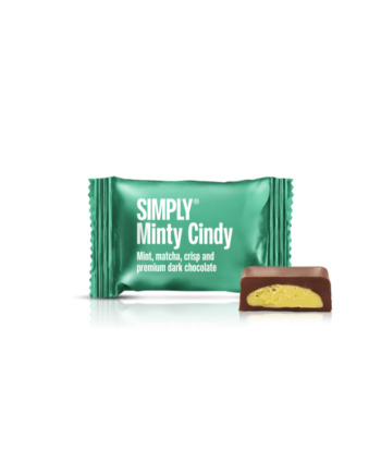 Simply® Minty Cindy - 75 Bites | Mint, matcha the, crisp og premium mørk chokolade