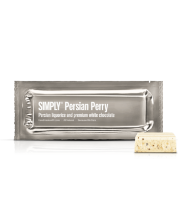 Simply® Persian Perry | Persisk lakrids og premium hvid chokolade
