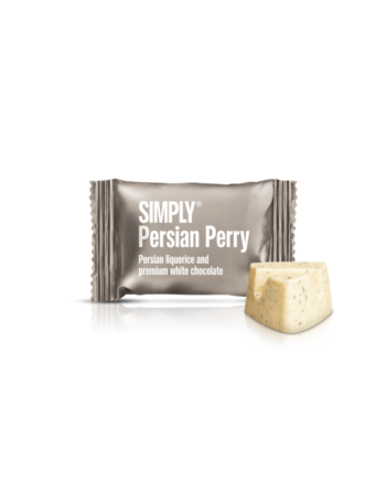 Simply® Persian Perry - 75 Bites | Persisk lakrids og premium hvid chokolade