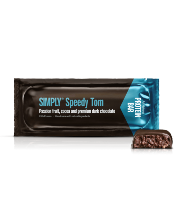 Simply® Speedy Tom Proteinbar | Acai, kakao, passionsfrugt og premium mørk chokolade