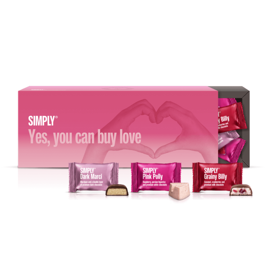 Yes, you can buy love | Gaveæske med 27 stk. Bites