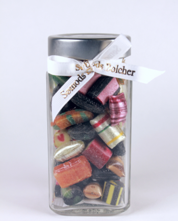 Blandet bolcher i glas - 225 gram fra Sømods Bolcher